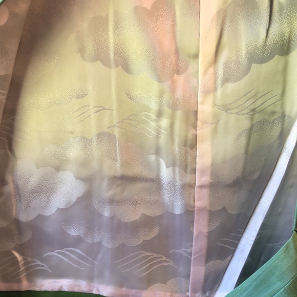 Long vintage michiyuki nylon rain coat - Picture 6 of 6